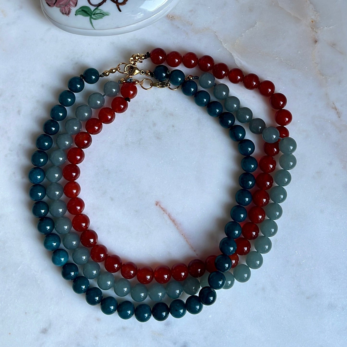 Collar Prades Azul Petróleo