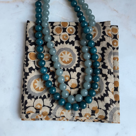 Collar Prades Azul Grisáceo