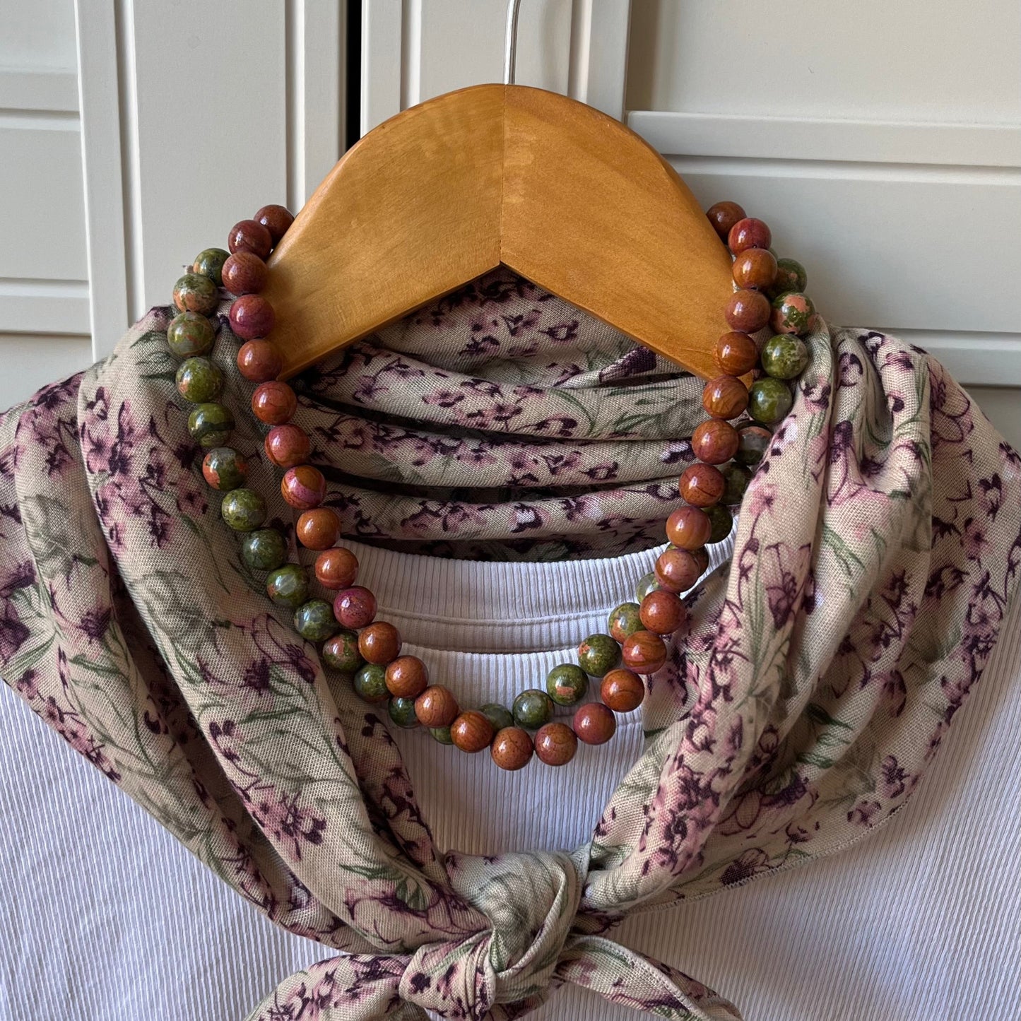Collar Prades verde jaspe