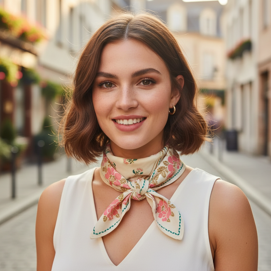 Mujer con Pañuelo Aviñón