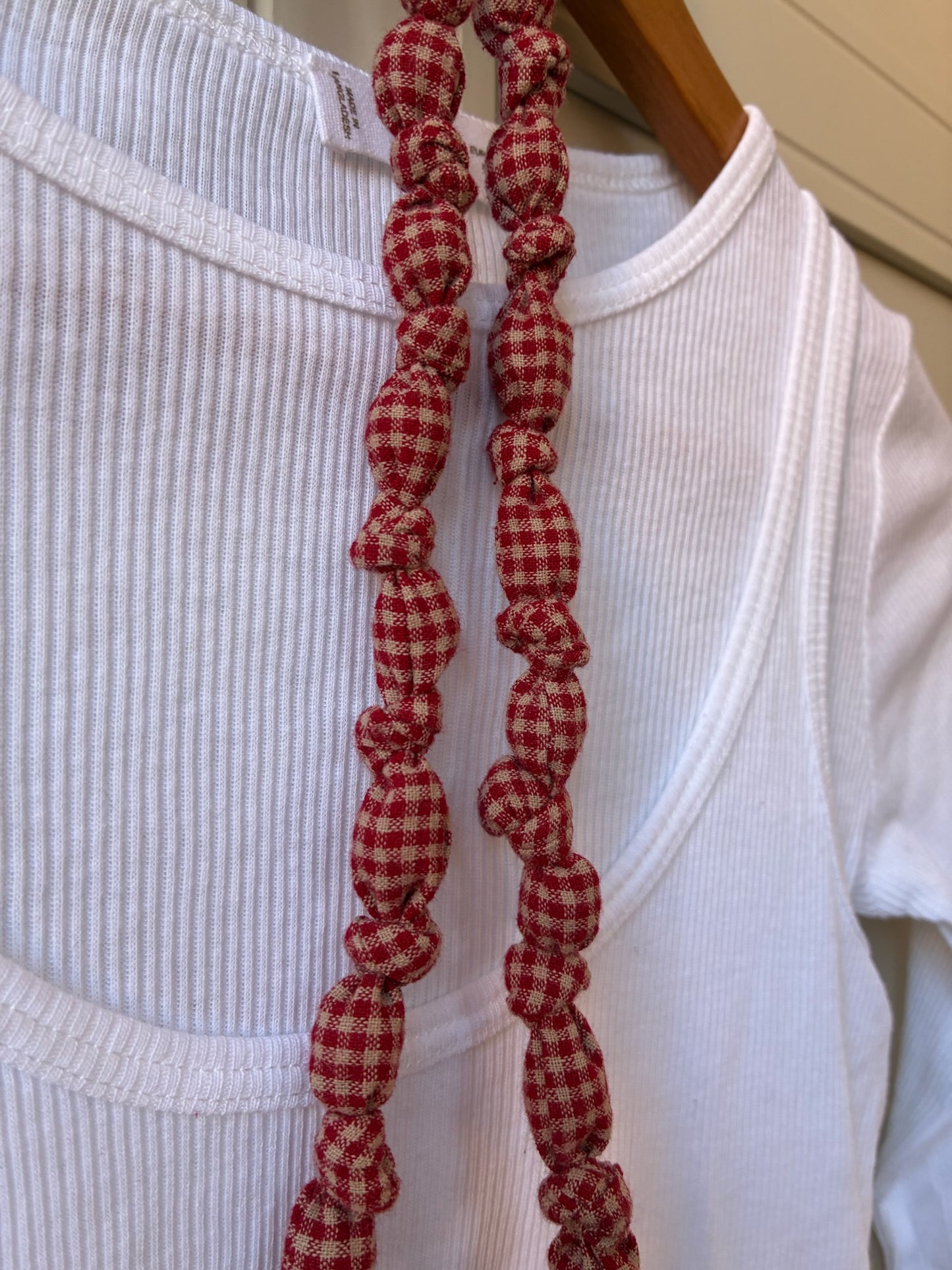 Collar Vichy Rojo