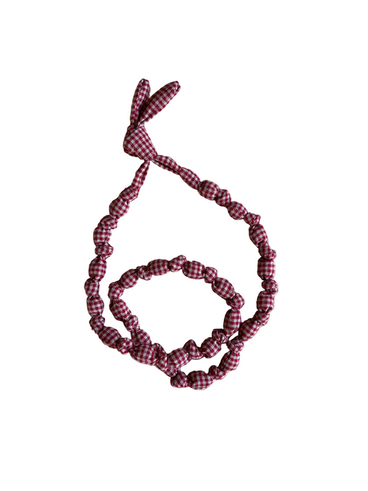 Collar Vichy Rojo