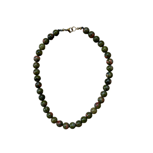 Collar Prades verde jaspe