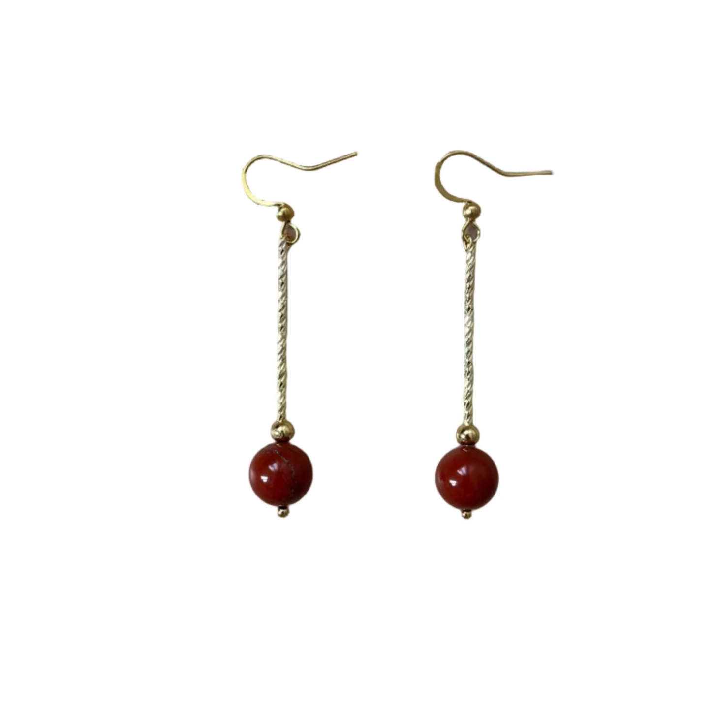 Pendientes Vita Night Jade Rojo