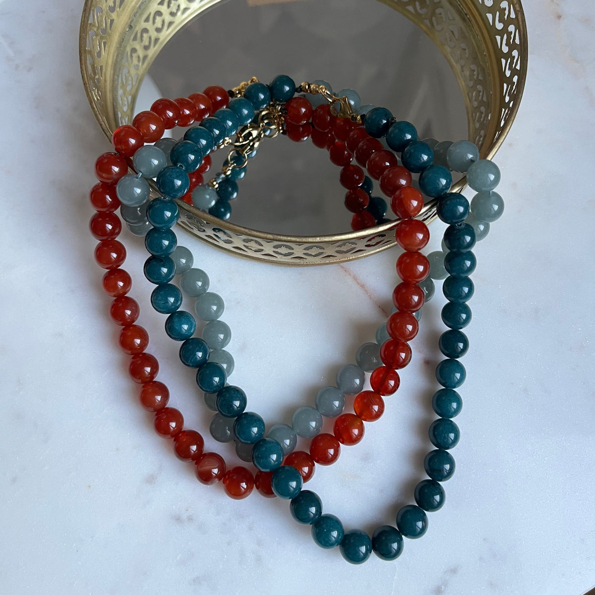 Collar Prades Terracota