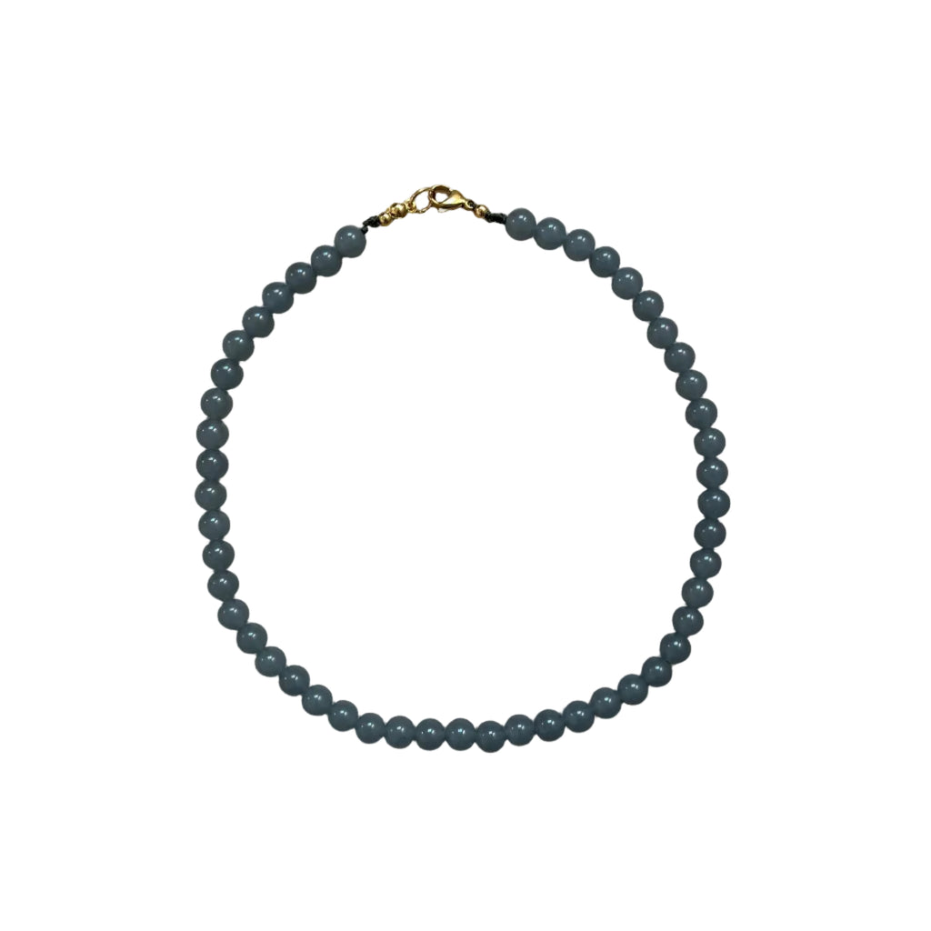 Collar Prades Mini Azul Grisáceo