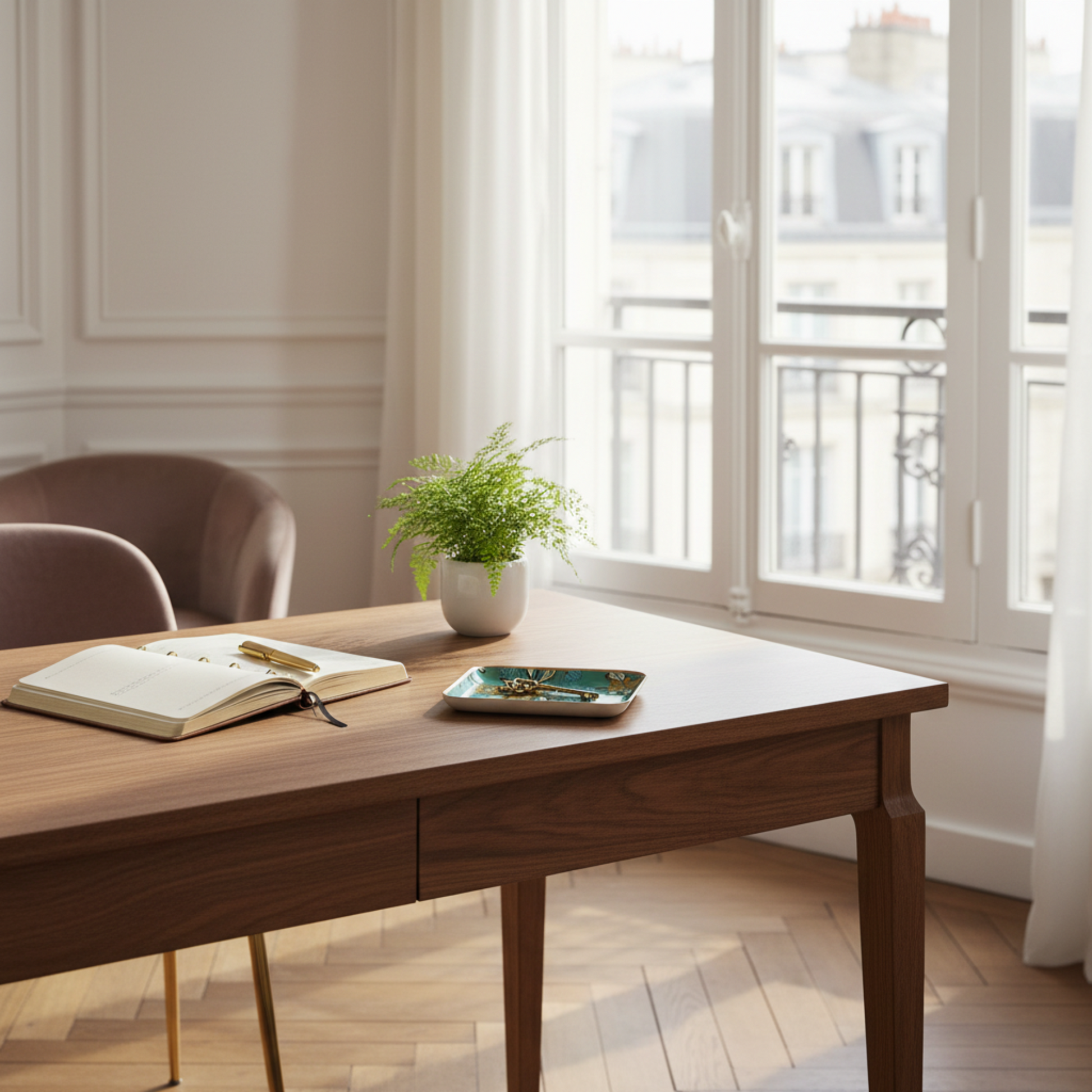 Bandeja turquesa tamaño correcto con llaves