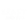 Logo de Kraft and You con letras blancas sobre fondo oscuro